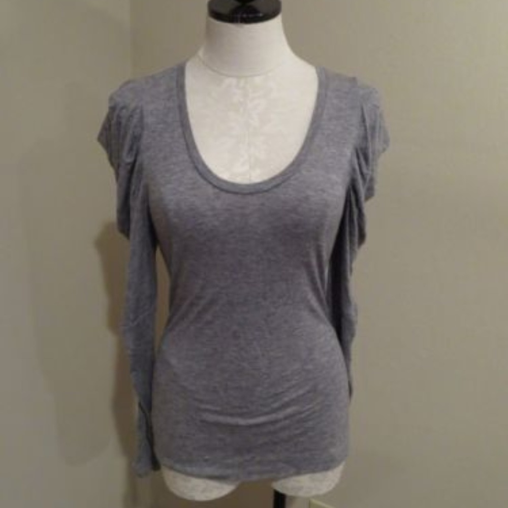 Kai-Aakmann bubble ruffle sleeve shirt top puff